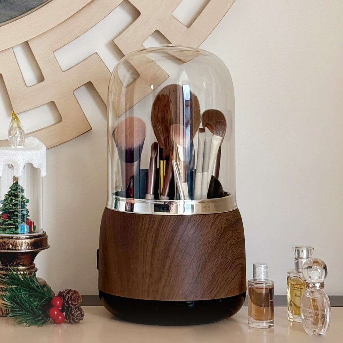 Luxury Skincare And Makeup Brands - Leichter Luxus-Make-up-Pinselhalter, staubdicht, große Kapazität, Lippenstift-,