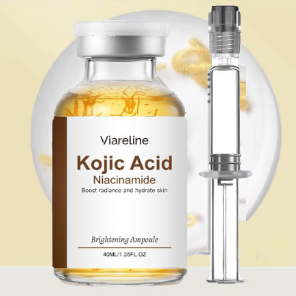 Luxury Skincare Brands - Kojisäure Niacinamid Gesichtsampulle Essenz Aufhellende Hautton-Verbesserung